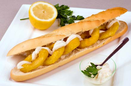 Bocadillo de Calamares de Madrid